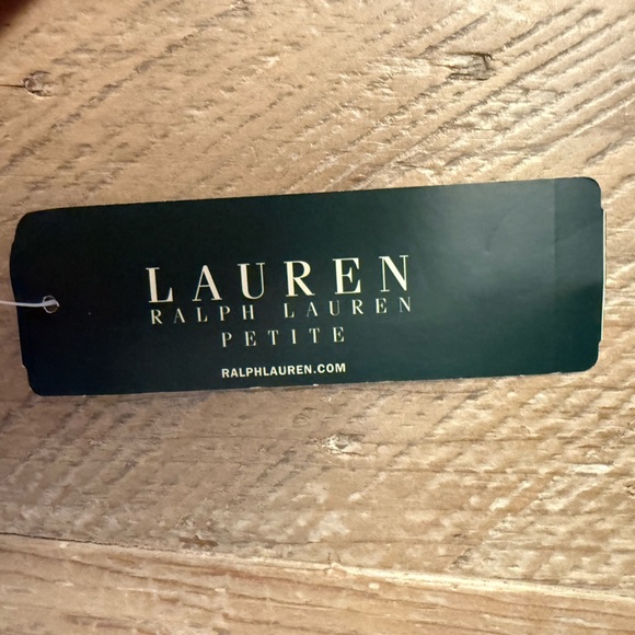 Lauren Ralph Lauren Paisley Ruched Surplice Dress Sleeveless Multicolor M Petite - Picture 4 of 13